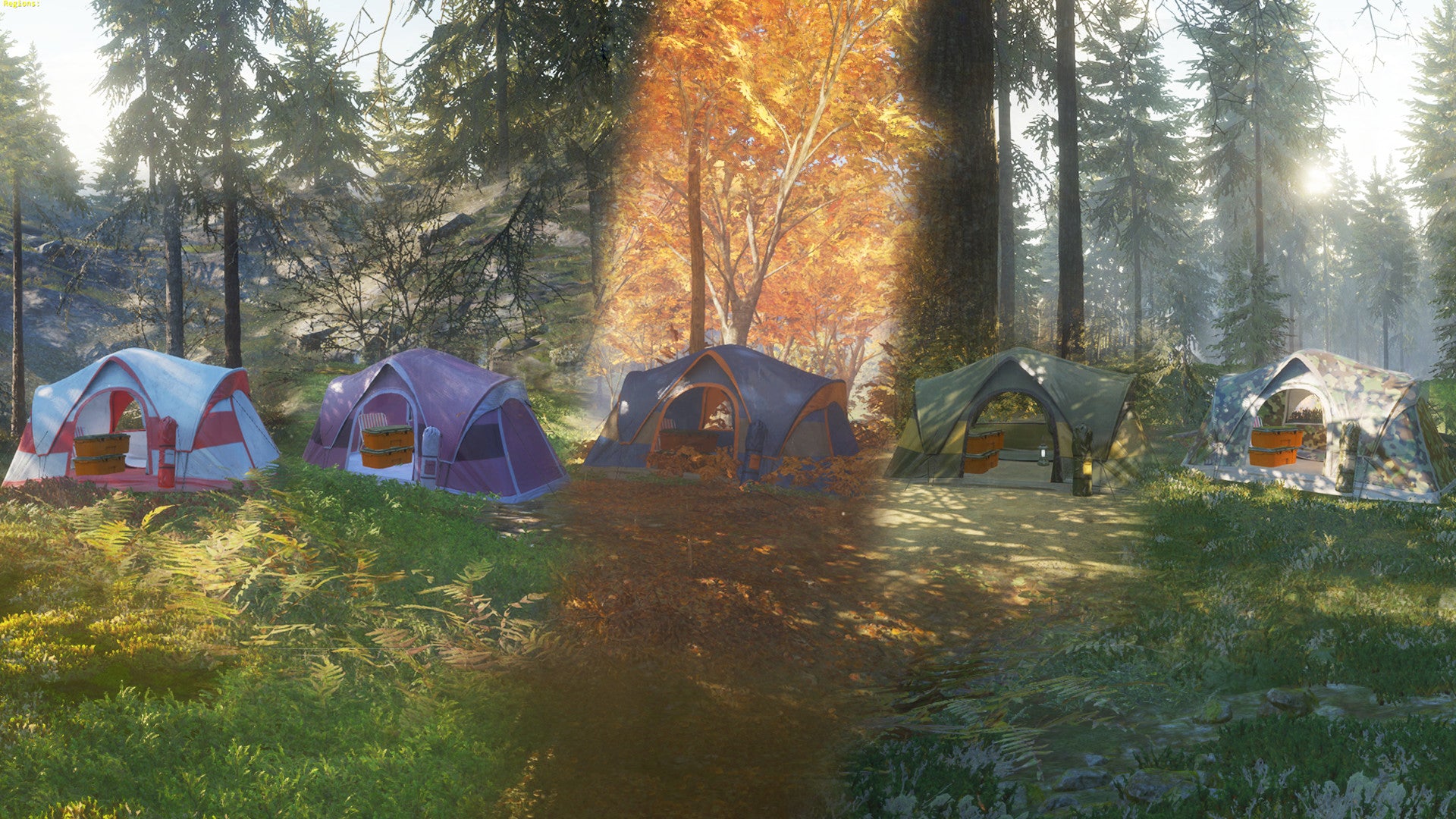 the Hunter Call of the Wild - Tents Ground Blinds DLC