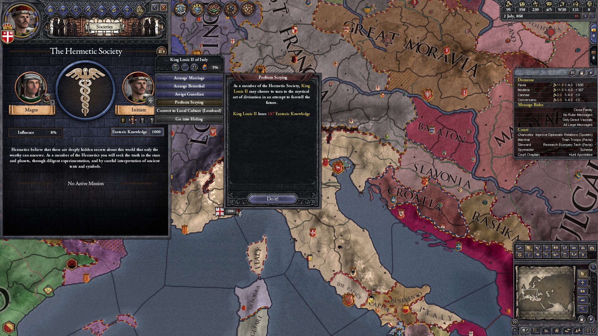 Crusader Kings II - Monks and Mystics DLC