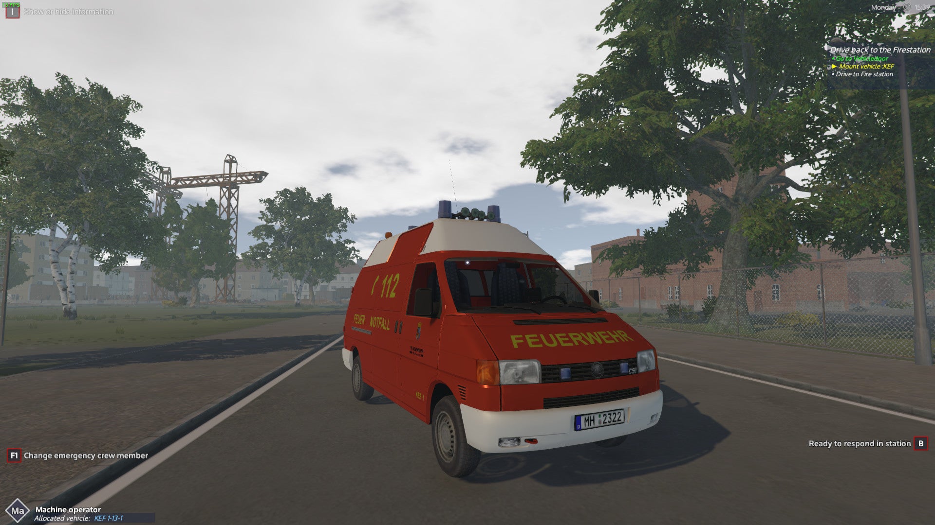 Emergency Call 112 KEF – The minor operations vehicle DLC