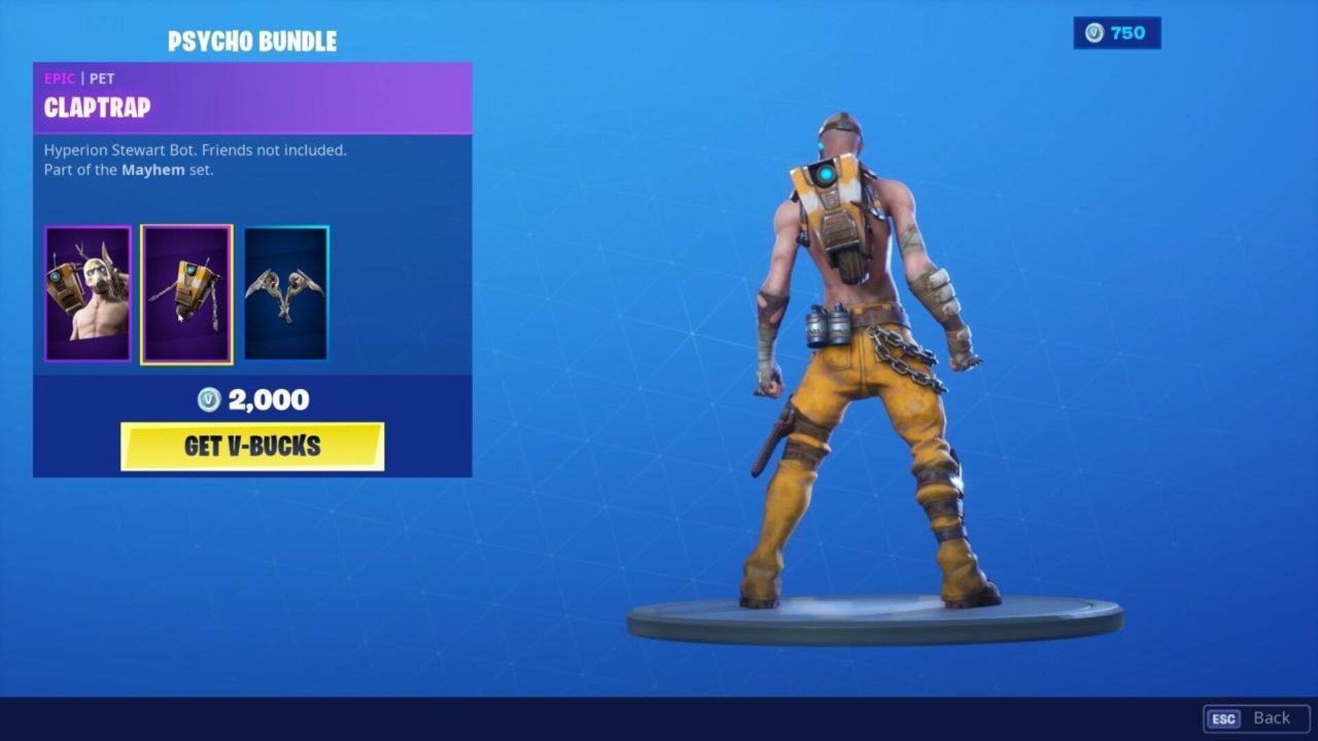 Fortnite Psycho Bundle