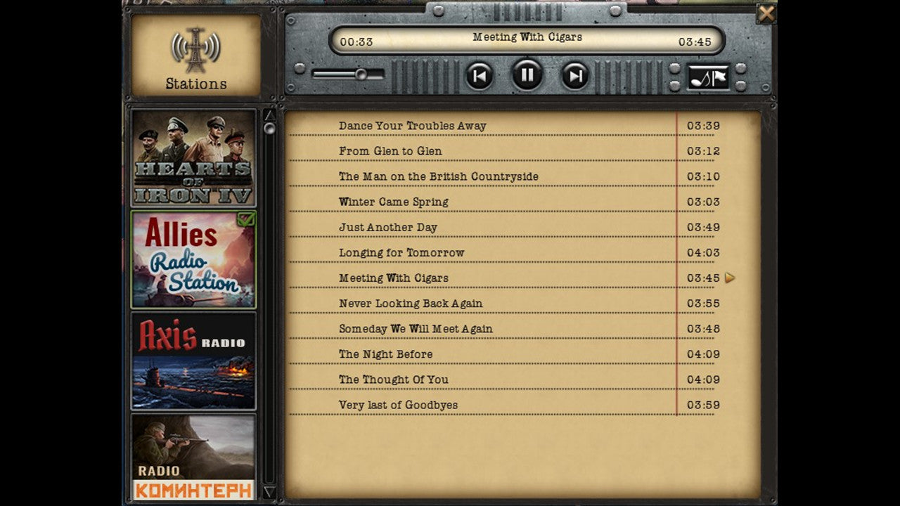 Hearts of Iron IV - Radio Pack DLC