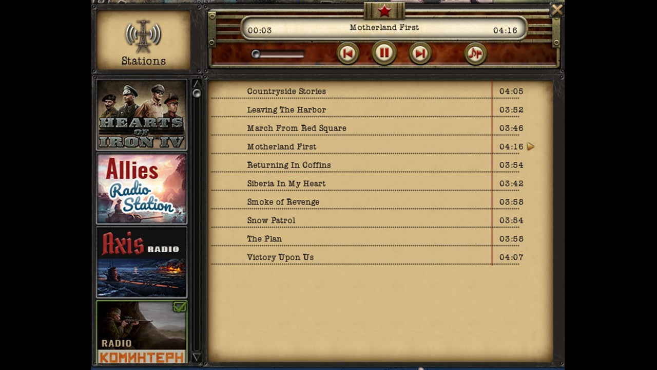 Hearts of Iron IV - Radio Pack DLC