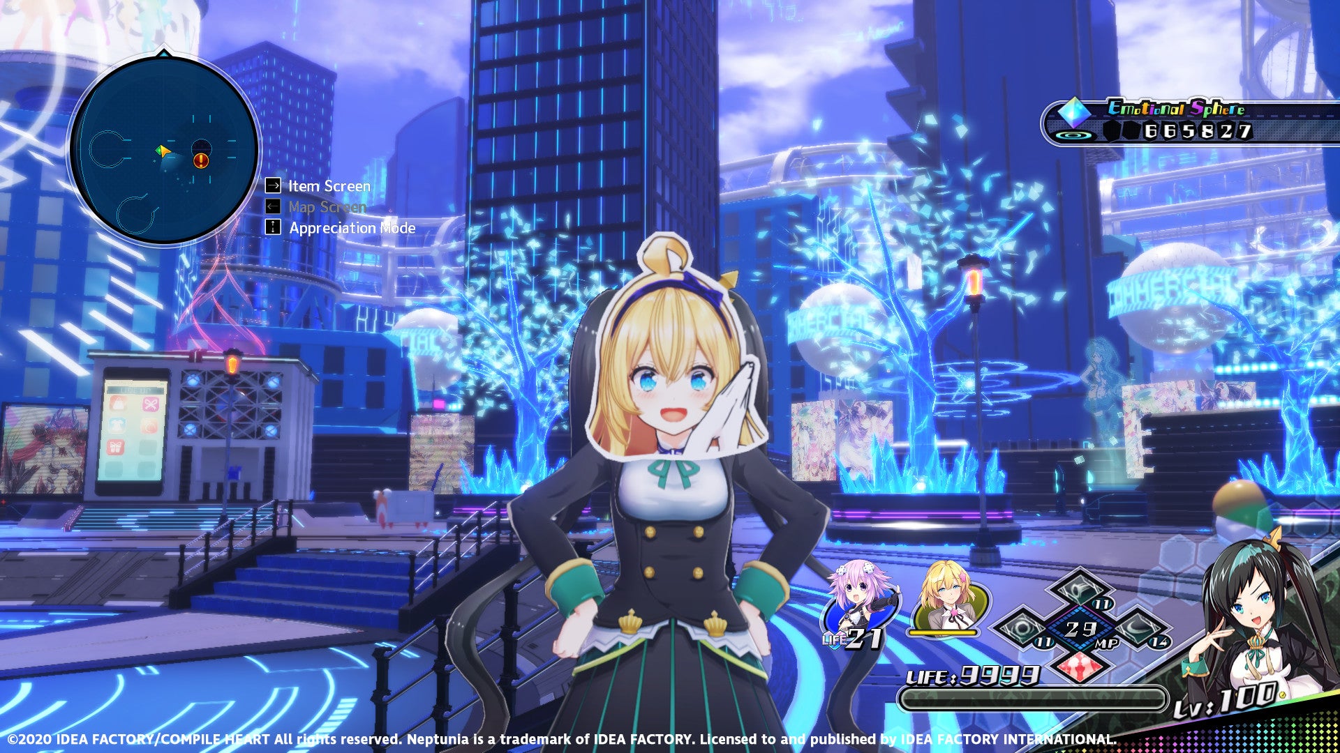 Neptunia Virtual Stars - Aogiri High School Pack DLC