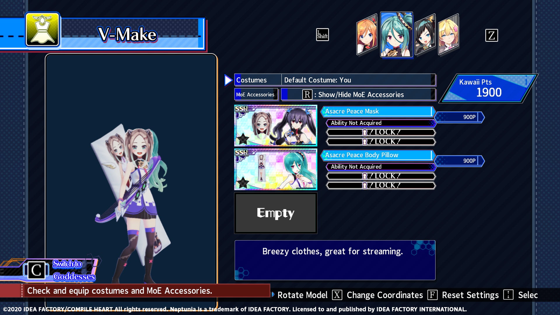 Neptunia Virtual Stars - Asacre Peace Pack DLC