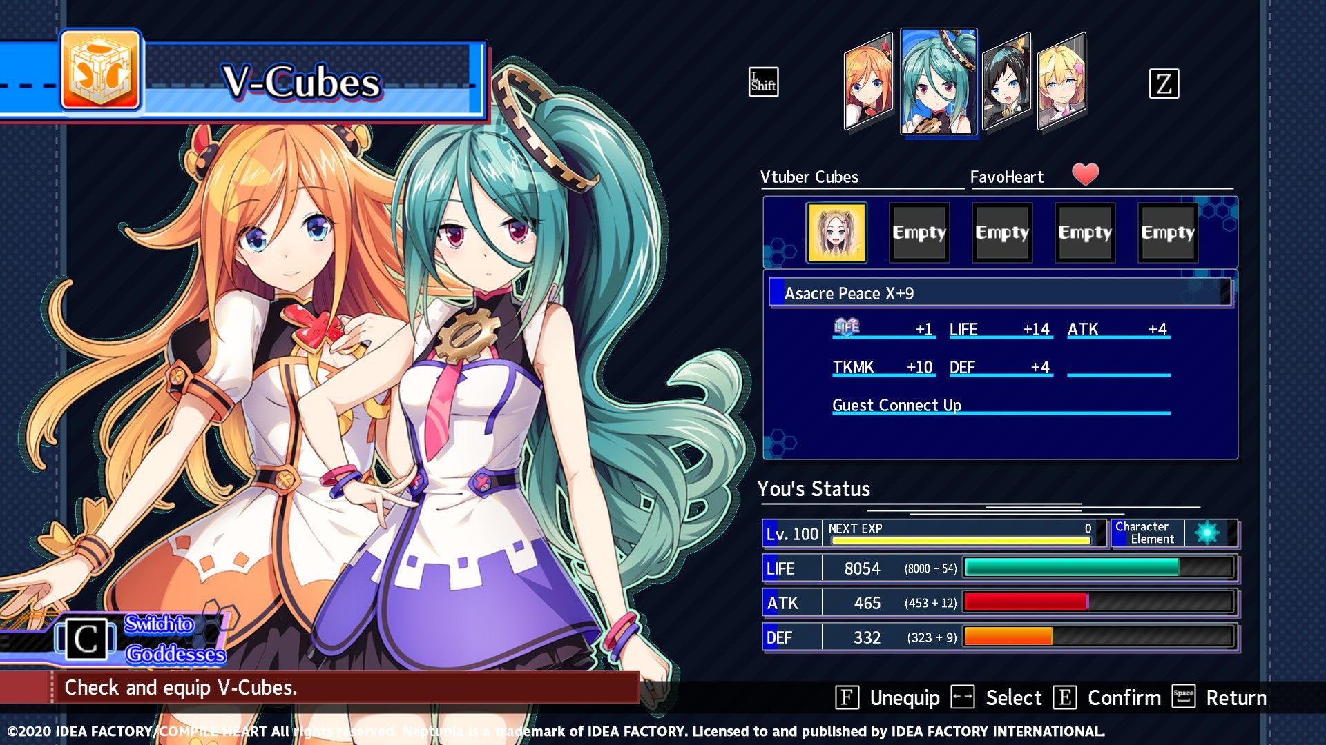 Neptunia Virtual Stars - Asacre Peace Pack DLC