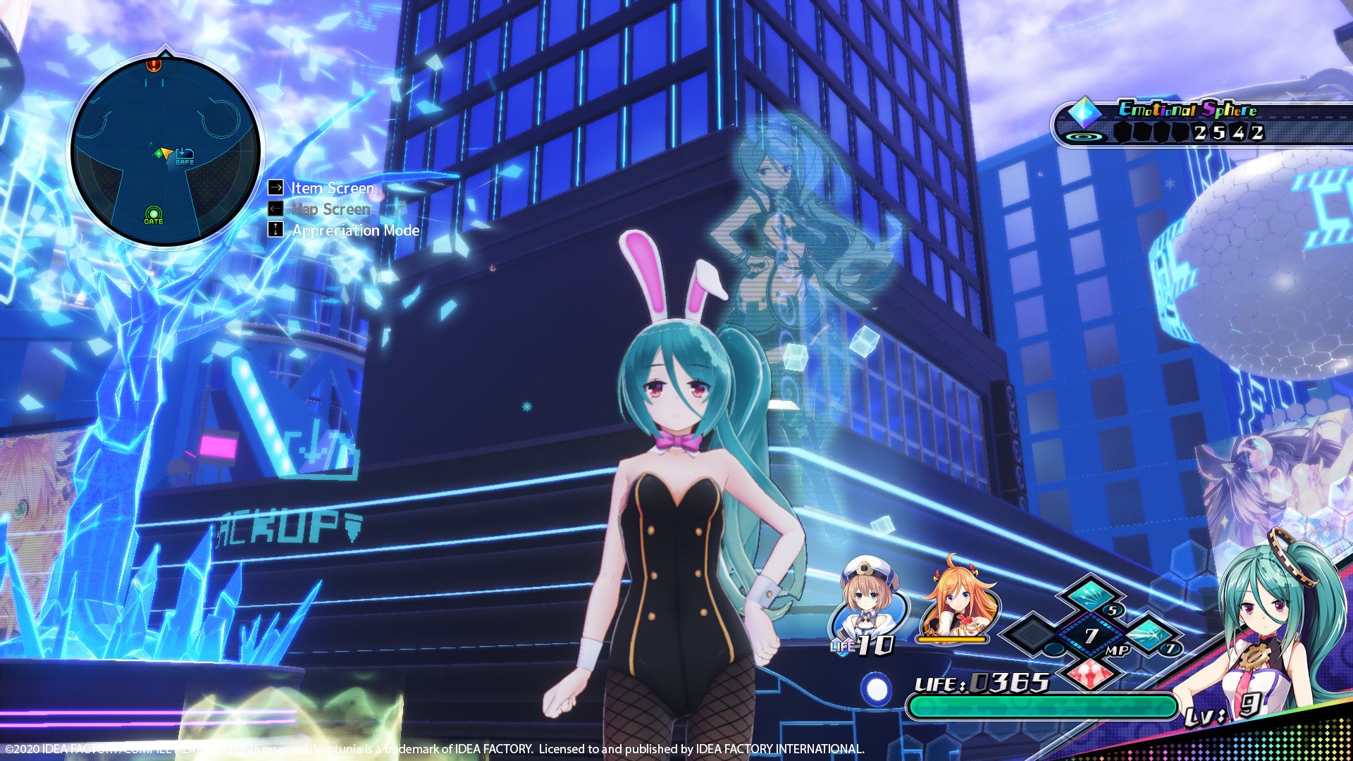 Neptunia Virtual Stars - Bunny Outfit- V-Idol Set DLC