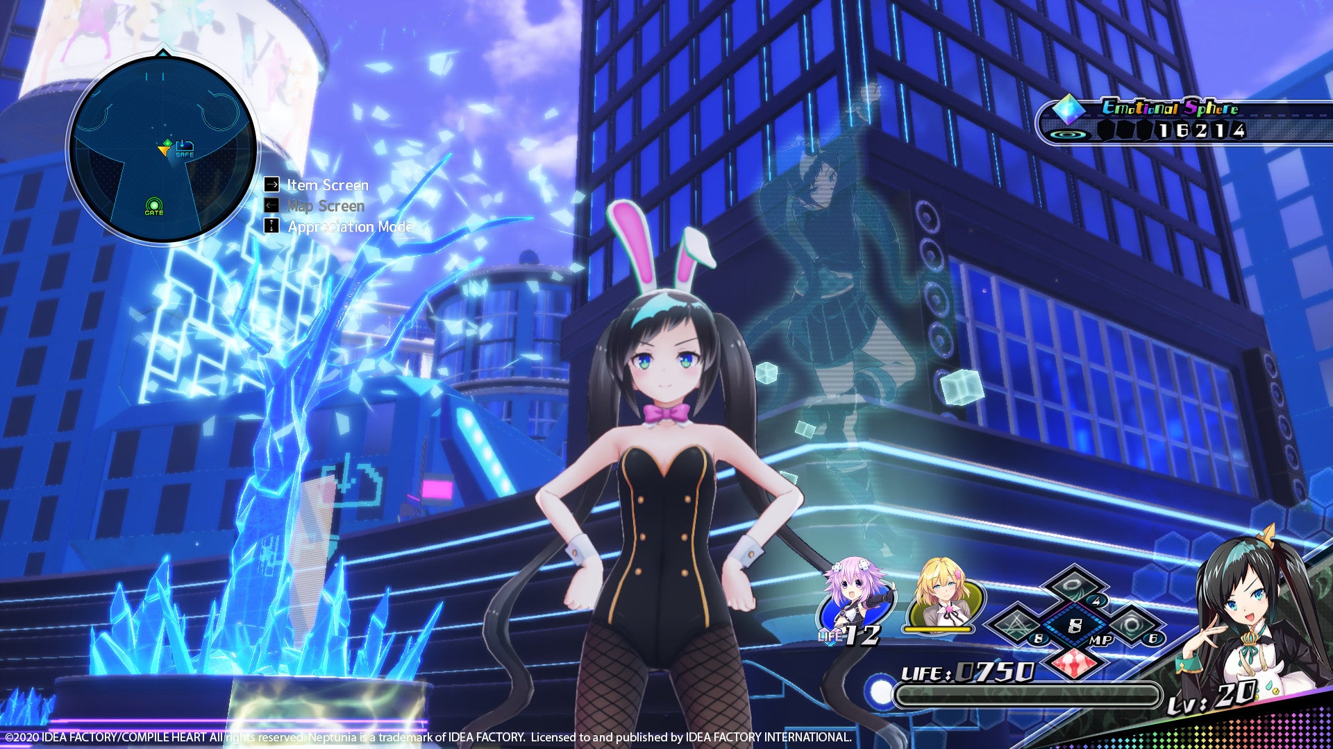 Neptunia Virtual Stars - Bunny Outfit- V-Idol Set DLC