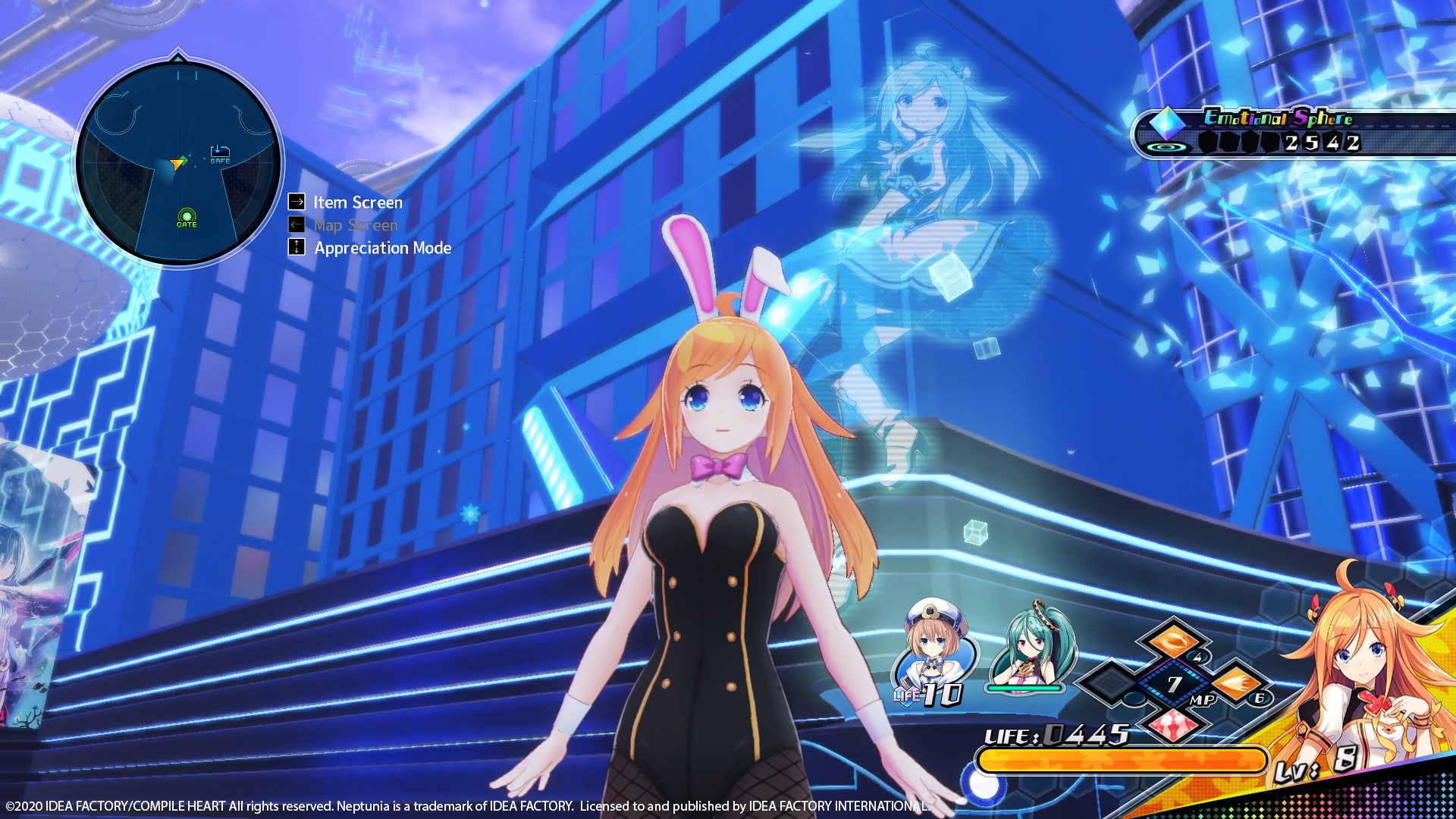 Neptunia Virtual Stars - Bunny Outfit- V-Idol Set DLC