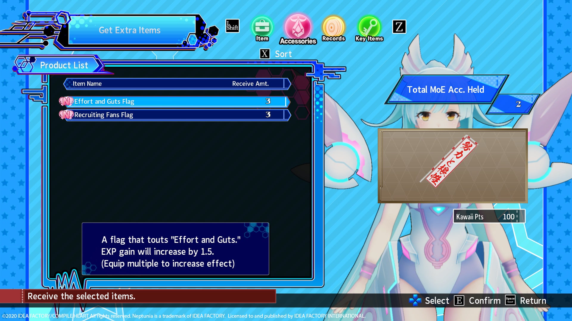 Neptunia Virtual Stars - Item Booster Pack DLC