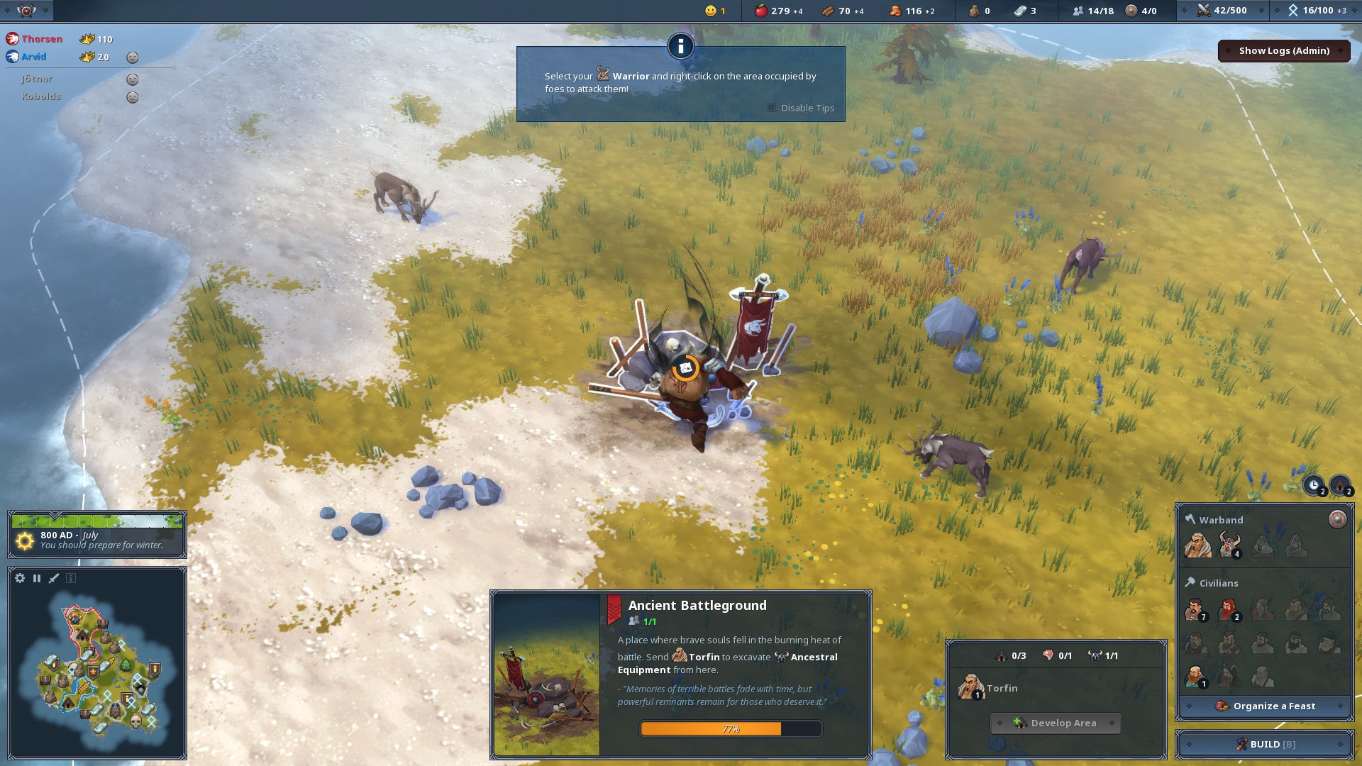 Northgard - Himminbrjotir Clan of the Ox DLC