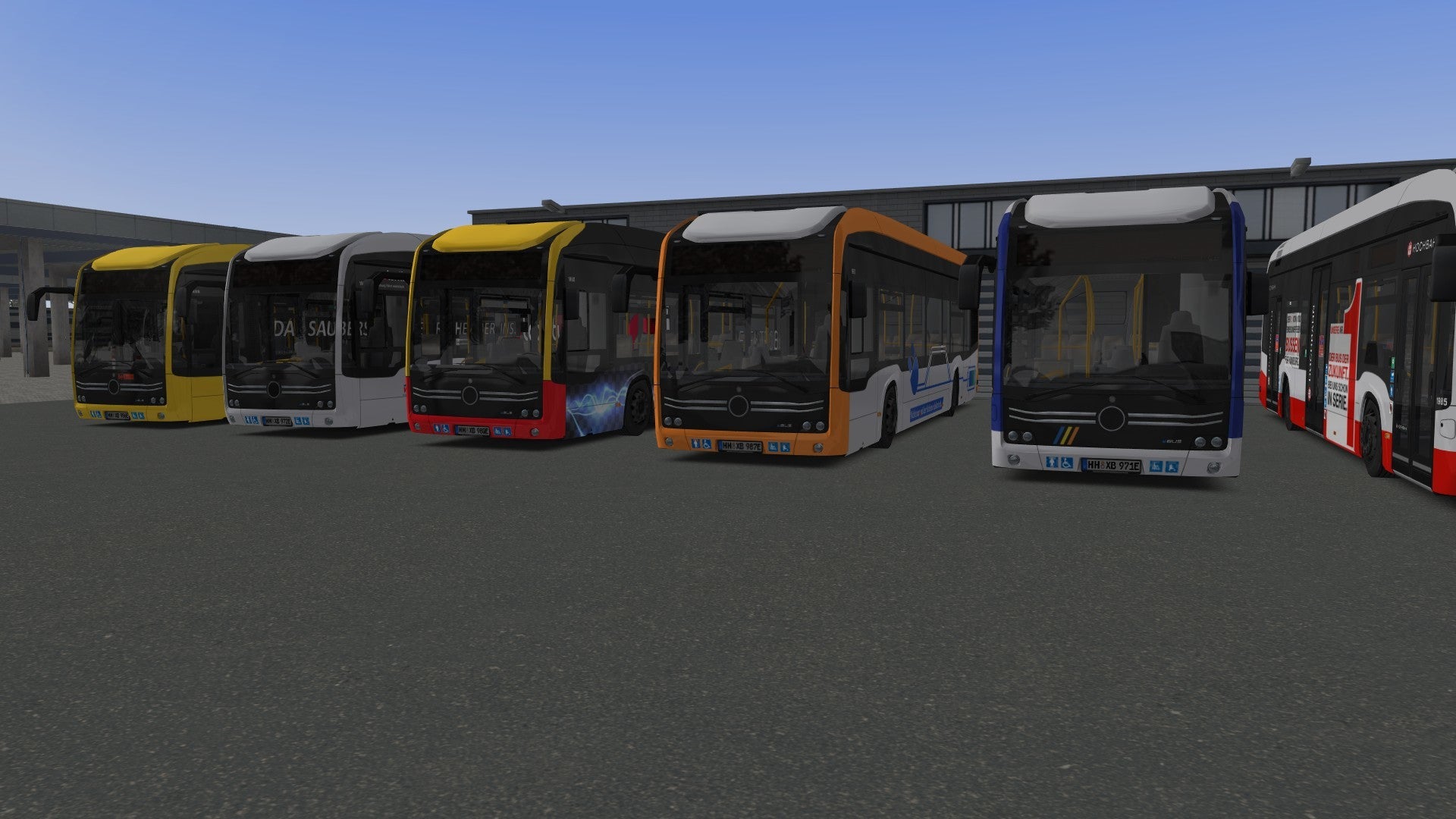 OMSI 2 - Add-On E-Bus Hamburg DLC