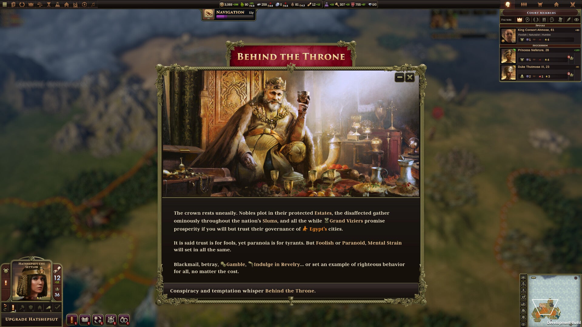 Old World - Behind the Throne DLC