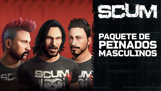 SCUM Male Hair Pack DLC