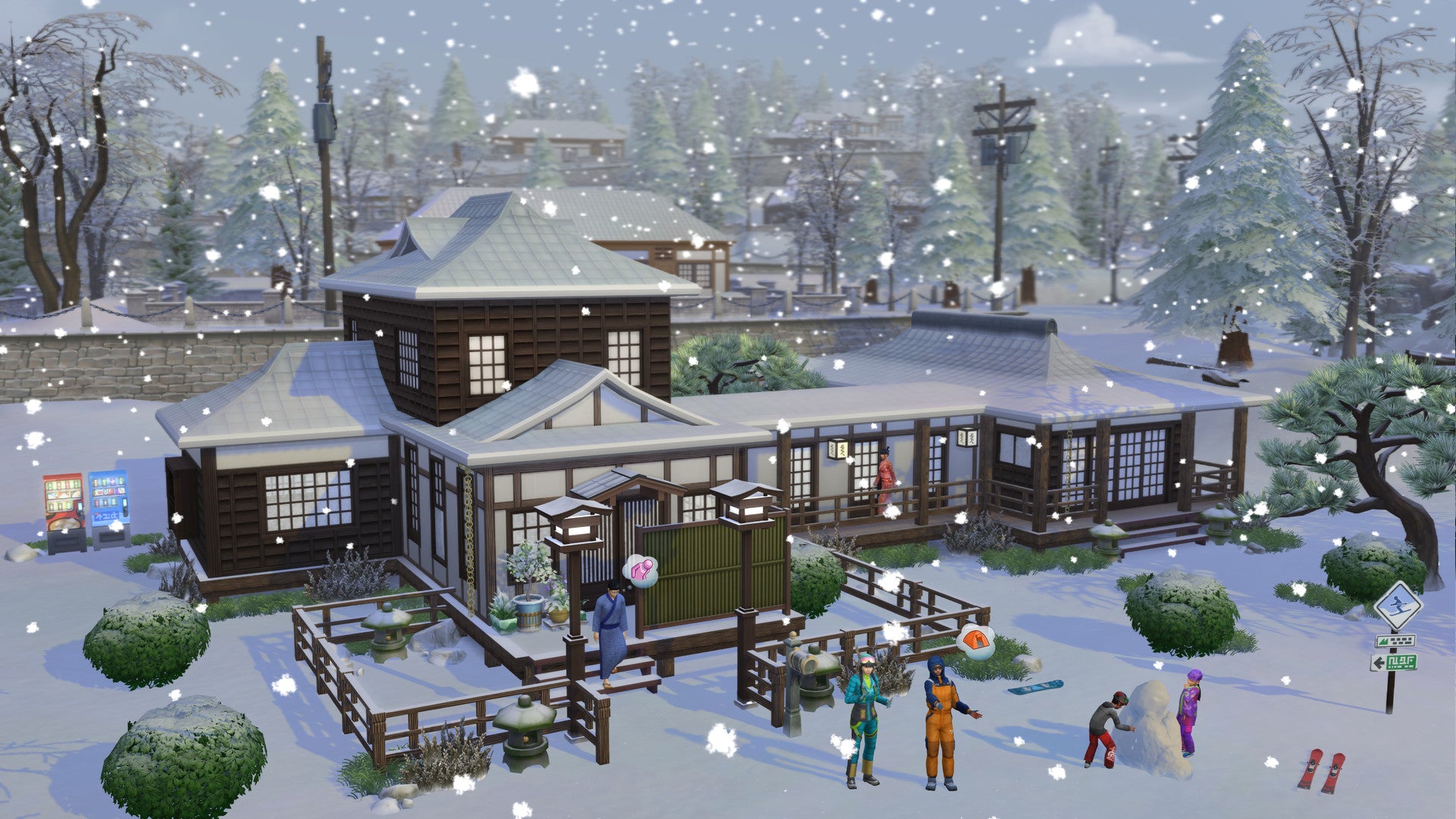 Sims 4 - Snowy Escape DLC