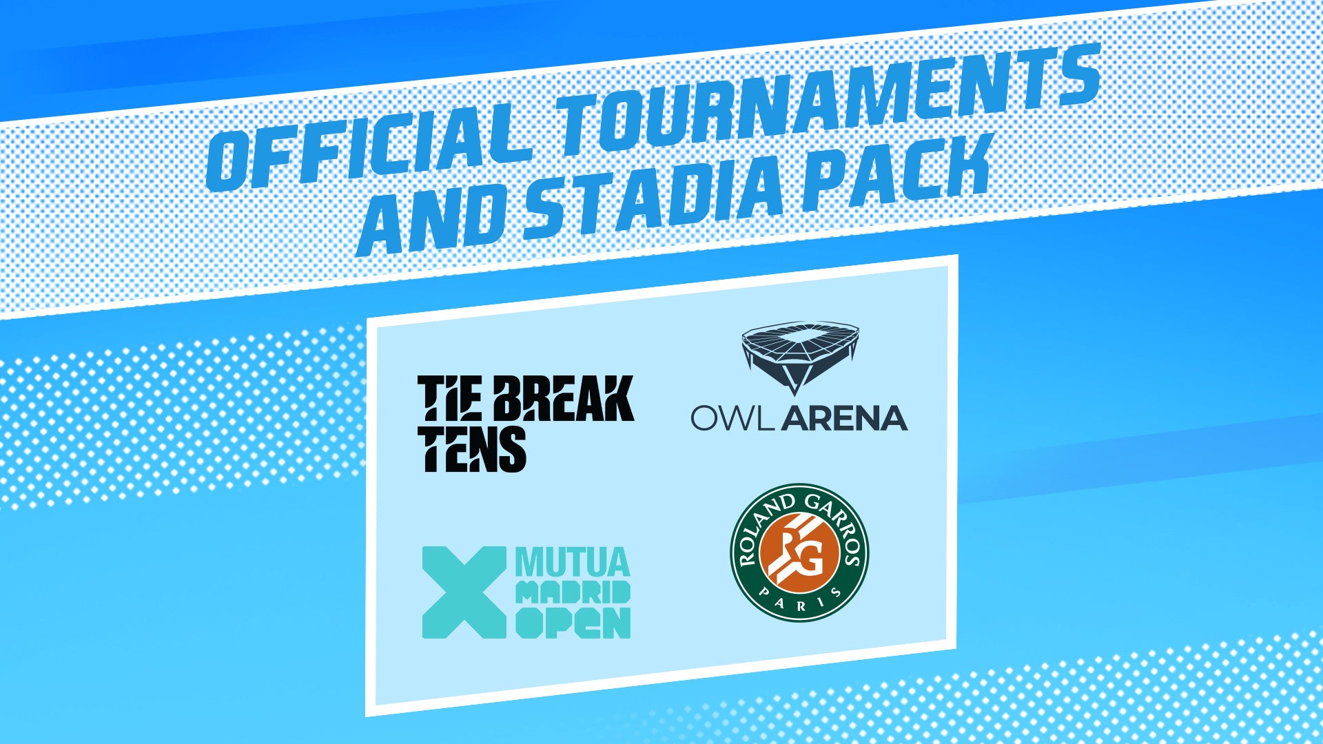 Tennis World Tour 2 Official Tournaments and Stadia Pack DLC