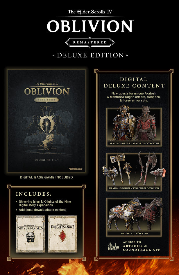 The Elder Scrolls IV: Oblivion Remastered Deluxe Edition