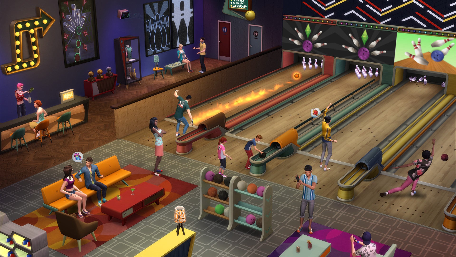 The Sims 4 - Bowling Night Stuff DLC