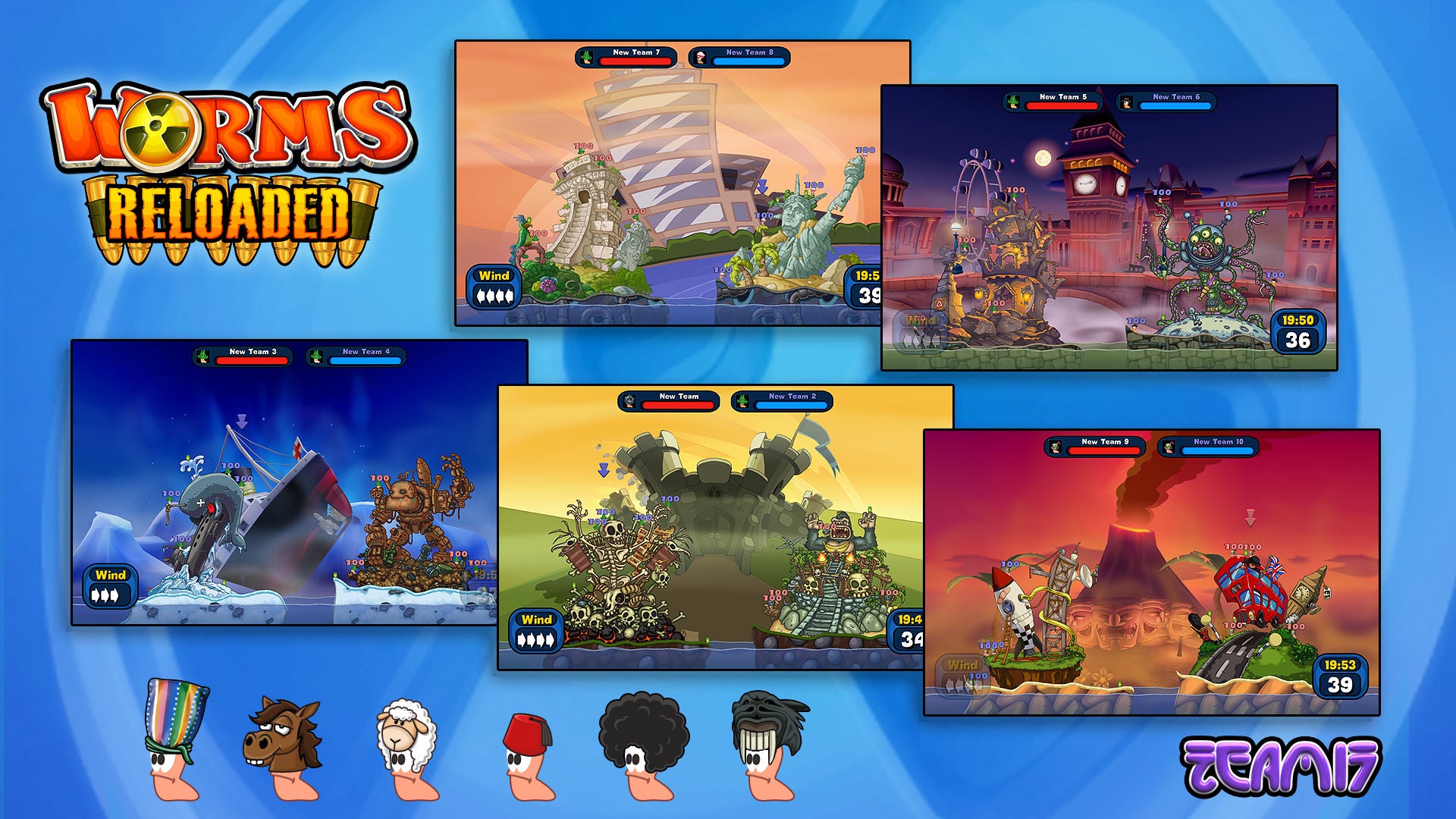 Worms Reloaded: The Pre-order Forts and Hats DLC Pack