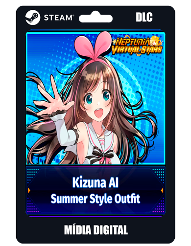 Neptunia Virtual Stars - Kizuna Ai Summer Style Outfit DLC