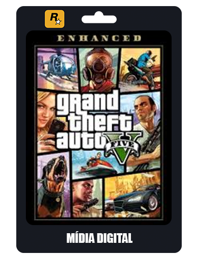 Grand Theft Auto V Enhanced & Great White Shark Card