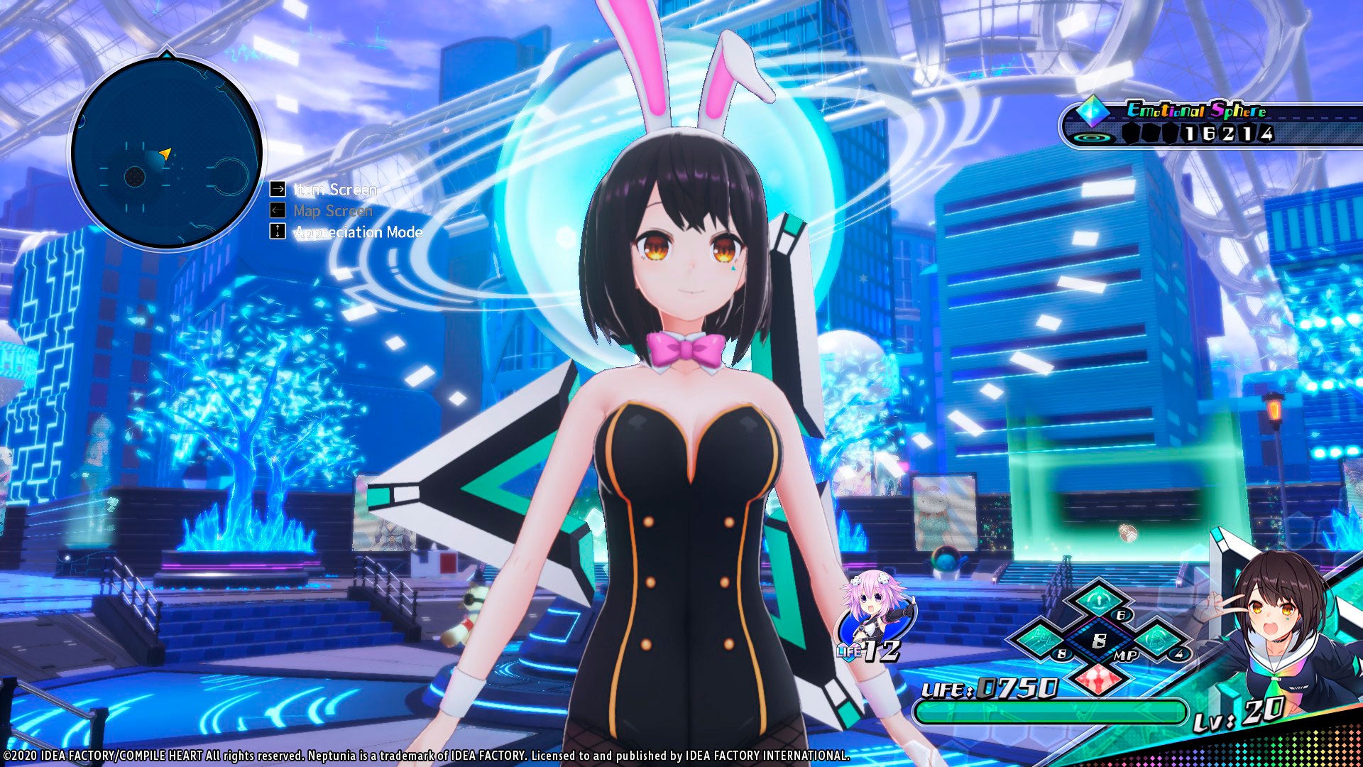 Neptunia Virtual Stars - Towa Kiseki- Bunny Outfit DLC