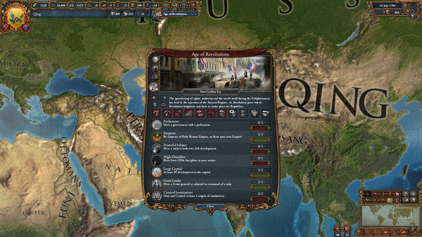 Europa Universalis IV - Mandate of Heaven DLC