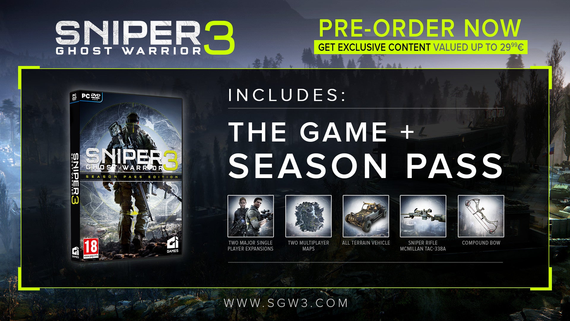 Sniper Ghost Warrior 3 - Season Pass DLC