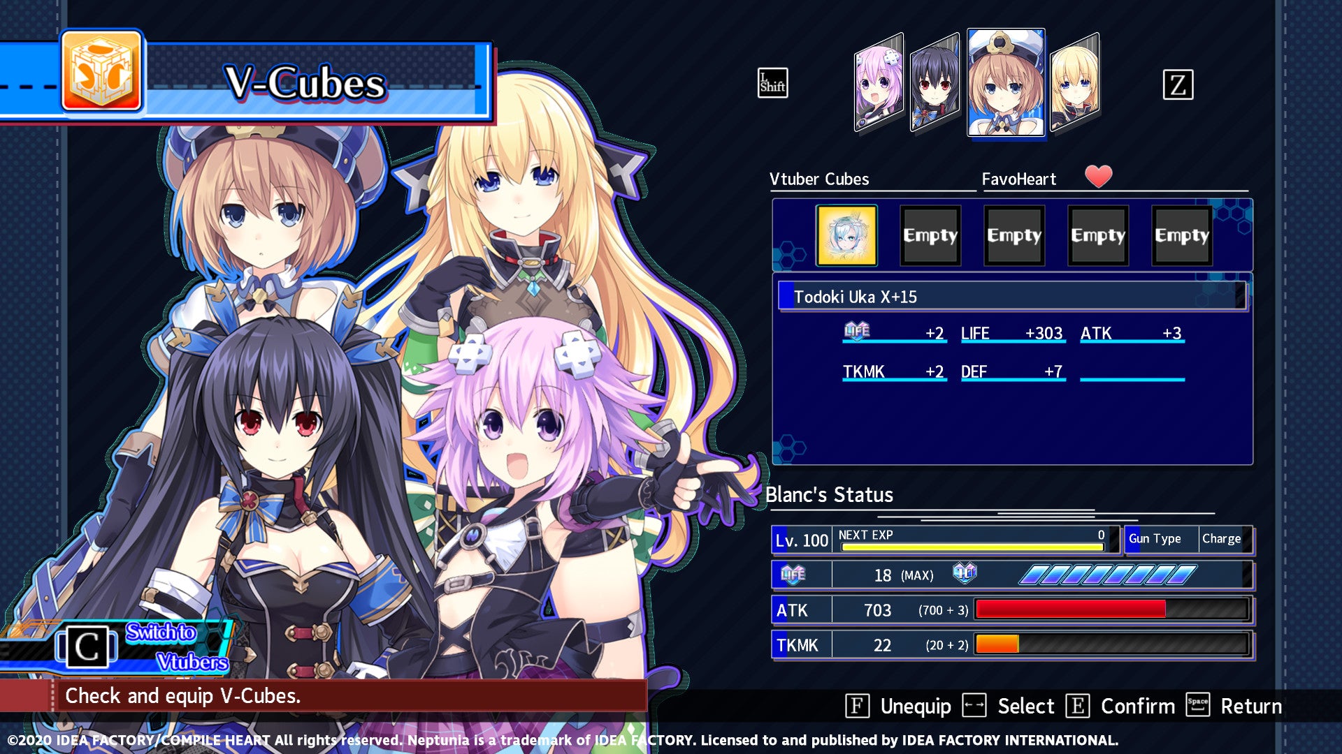 Neptunia Virtual Stars - Todoki Uka Pack DLC