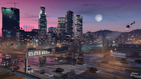 Grand Theft Auto V Enhanced & Great White Shark Card