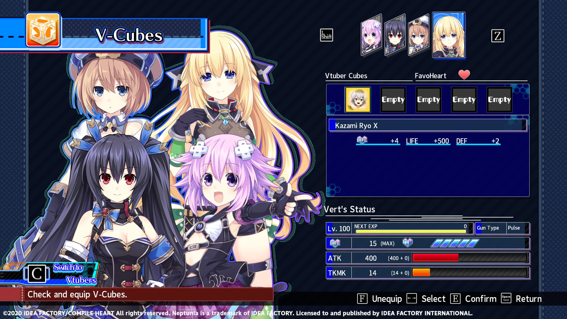 Neptunia Virtual Stars - Game Club Project Pack DLC